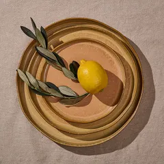 Тарелка «Эггшелл Нейчер» с бортом фарфор D=270,H=23мм коричнев., изображение 3