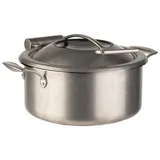 Мармит-супница (состар. сталь) сталь нерж.,стекло 4л D=30,5,H=17,5см металлич.