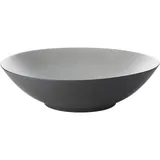 Блюдо для подачи глубокое «Экинокс» керамика 3,5л D=335,H=90мм черный,белый
