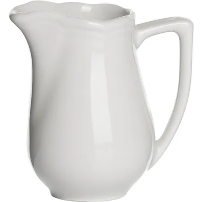 Молочник «Увертюра» фарфор 125мл D=60,H=90,L=95мм белый