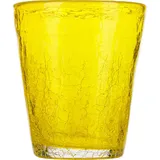 Old fashion "Colors" glass 310ml D=9,H=10cm yellow.