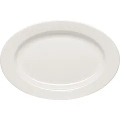 Блюдо «Кашуб-хел» овальное фарфор ,H=3,L=33,B=23см белый