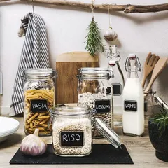 Бутылка «Лавана» с пробкой стекло 0,52л D=66,H=253мм прозр.,черный, изображение 2