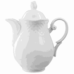 Coffee pot “Aphrodite” porcelain 1l D=45,H=210,L=190mm white