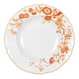 Тарелка глубокая «Флорентиус» фарфор D=23,H=4см белый,оранжев.