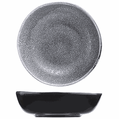 Deep plate “Milky Way”  porcelain  0.6 l  D=185, H=50mm  black, white