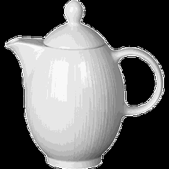 Coffee pot “Spyro” porcelain 0.6l D=55,H=185,L=175,B=110mm white