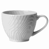 Чашка чайная «Оптик» фарфор 180мл D=80,H=65мм белый