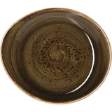 Тарелка пирожковая «Крафт Браун» фарфор D=155,H=20,L=155,B=130мм коричнев.