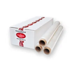 Film for packaging products “Platinum Roll” 250 m  polyvinyl chlor , B = 45 cm  white