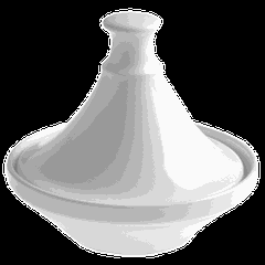 Блюдо «Тажин» фарфор 20мл D=7,H=7см белый