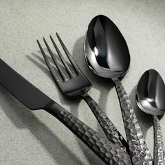 Вилка десертная «Пэлас Мартеллато Трэжер Блэк» сталь нерж. ,L=18,2см черный, изображение 4