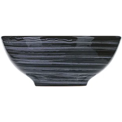 Салатник «Маренго» керамика 300мл D=135,H=55мм черный,серый, изображение 2