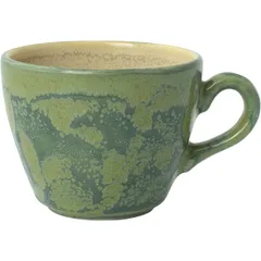 Coffee cup “Aurora Revolution Jade” saucer 03024461 porcelain 85ml D=65mm green.