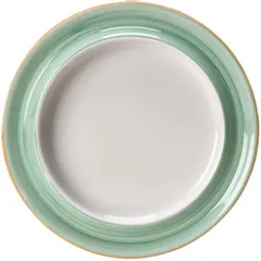 Plate “Rio Green” with high side  porcelain  D=21.5cm