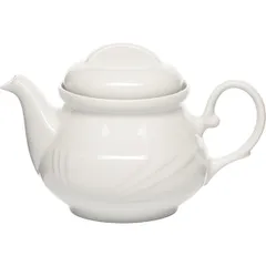Чайник заварочный «Аркадия» с крышкой фарфор 0,6л D=98,H=125,L=200,B=140мм белый