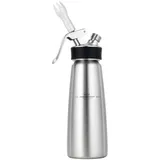 Siphon for cream “Cream Pro”  stainless steel, plastic  0.5 l  D=73, H=250, B=105mm  metallic, black