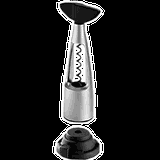 Штопор с обрезателем фольги сталь нерж.,абс-пластик D=65,H=195,B=65мм серебрист.,черный