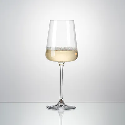 Бокал для вина «Мод» хр.стекло 435мл D=62/78,H=225мм прозр., изображение 3