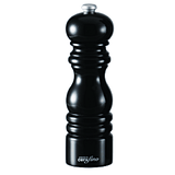 Мельница для cоли и перца «Делюкс» глянцевая дерево,нерж. D=54,H=185мм черный,серебрян.