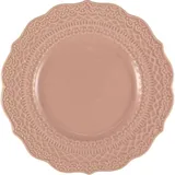 Тарелка «Скалистос» пирожковая керамика D=15,H=2см розов.