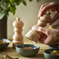 Мельница для перца «Париж Ю Селект» металлический механизм бук ,H=15см св. дерево, изображение 2