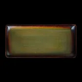 Блюдо прямоугольное 340х162 мм синий+зеленый  Corone Verde