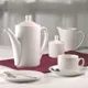 Молочник «Монако Вайт» фарфор 142мл ,H=90,L=115,B=50мм белый, изображение 5