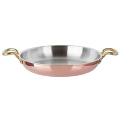 Frying pan “15500”  stainless steel, copper  3.4 l  D=280, H=55mm  copper, metal.