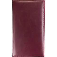 Wine list folder  leather , L=33, B=19cm  Bordeaux