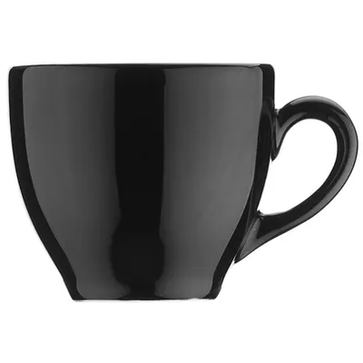Чашка чайная «Нанокрем Блэк» фарфор 220мл D=90,H=64мм черный, Цвет: Черный