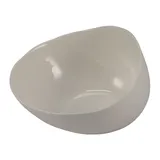 Салатник «Афрос» скошенный кост.фарф. D=125,H=70мм белый