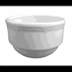 Sugar bowl without roof. “Overture” porcelain 260ml D=10,H=6cm white