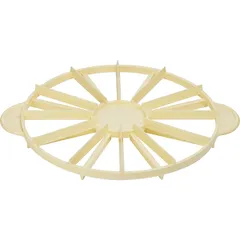 Делитель для торта на 8-12 кусков полипроп. D=265,H=25мм желт., изображение 2