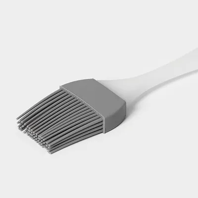 Кисть кондитерская «Фобос» (до +250 °C) силикон,пластик ,L=20,B=4см серый, изображение 2