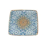 Блюдо сервировочное «Альхамбра» квадратное фарфор ,L=32,B=30см белый,синий