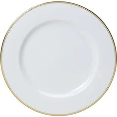 Тарелка «Беништ Голд» кост.фарф. D=30см белый,золотой