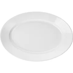 Dish “Albergo” oval  porcelain ,H=6,L=42,B=29cm white