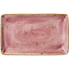 Dish "Craft Raspberry" rectangular  porcelain ,H=24,L=270,B=168mm pink.