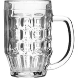 Кружка для пива «Маллес»[1шт] стекло 400мл D=85/65,H=140,B=130мм прозр.