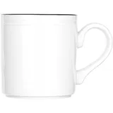 Кружка «Бид Блэк Бэнд» фарфор 285мл белый,черный