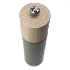 Мельница для перца «Бореаль» с металлическим механизмом бук ,H=21см тем.зелен., изображение 2