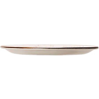 Тарелка «Крафт Вайт» пирожковая фарфор D=15,H=2см белый,коричнев., Диаметр (мм): 150, изображение 6