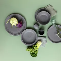 Салатник «Нау» керамика 0,55л D=173,H=60мм серый, изображение 3