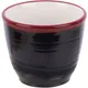 Стопка для саке фарфор 85мл черный,красный, Цвет: Черный, Объем по данным поставщика (мл): 85