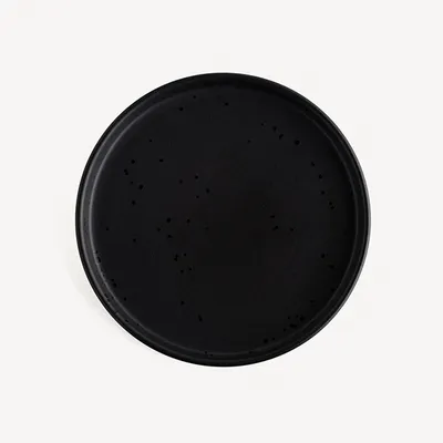 Тарелка «Оникс» с бортом керамика D=26см черный, изображение 5
