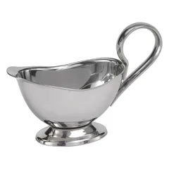 Соусник «Профи» с ручкой сталь нерж. 75мл ,H=9,L=13,B=6см металлич.