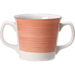 Mug “Rio Pink”  porcelain  285 ml  white, pink.