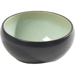 Salad bowl “Pure”  ceramics  D=135, H=65mm  black, green.