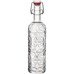 Orient bottle with cap  glass  1.045 l  D=85.2, H=323.5 mm  clear.